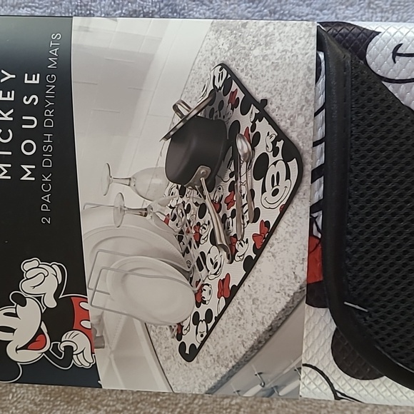 Disney Mickey Mouse Two Dish Drying Mats - Picture 2 of 3